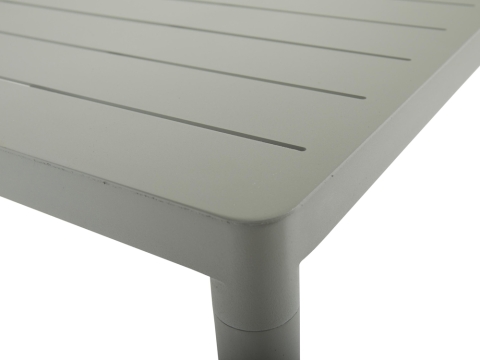 Brafab Bigby Diningtisch Aluminium 144x76cm, Dusty green