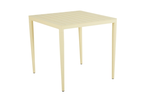 Brafab Bigby Diningtisch Aluminium 76x76cm, Lemon