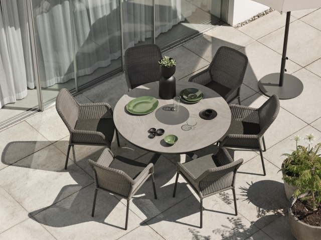 Brafab Dimma Diningsessel Anthrazit-Grau, inkl. Kissen