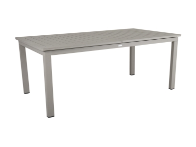 Brafab Lomma Ausziehtisch Aluminium khaki 194-312x100cm
