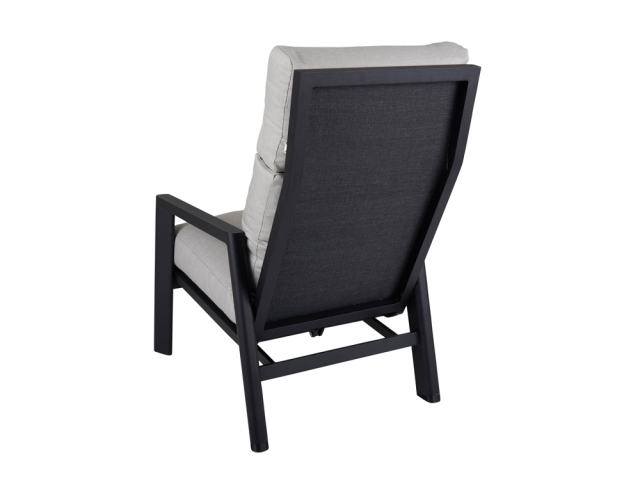 Brafab Slide Positionsstuhl, Aluminium schwarz, verstellbares R�ckenteil