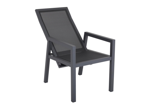 Brafab Newfort Positionsstuhl, Aluminium anthrazit, R�ckenteil verstellbar