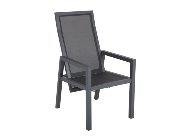 Brafab Newfort Positionsstuhl, Aluminium anthrazit, R�ckenteil verstellbar