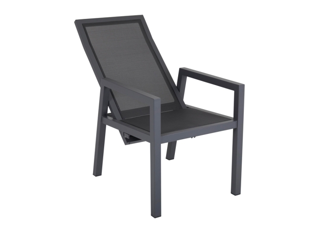 Brafab Newfort Positionsstuhl, Aluminium anthrazit, R�ckenteil verstellbar