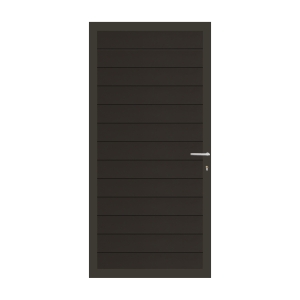 Elephant Mix and Match Zauntor anthrazit 90x189cm, Bausatz F&uuml;llung Aluminium Anthrazit