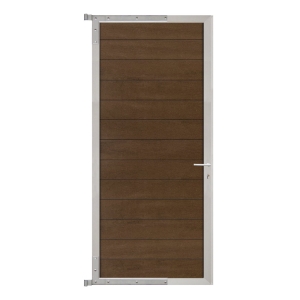 Elephant Mix and Match Zauntor Alu 90x189cm, Bausatz F&uuml;llung WPC Bi-Color Douala