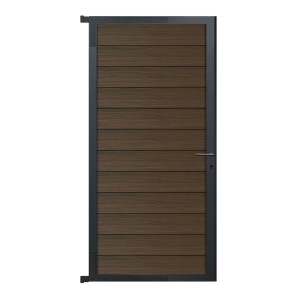 Elephant Mix and Match Zauntor anthrazit 90x175cm, Bausatz F&uuml;llung WPC-ipe co-extrudiert