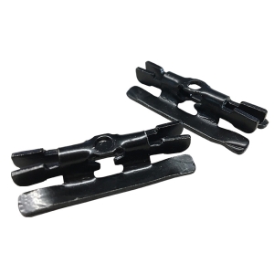 Elephant WPC Befestigungsclips Edelstahl - Schwarz, 100 St&uuml;ck inkl. Schrauben