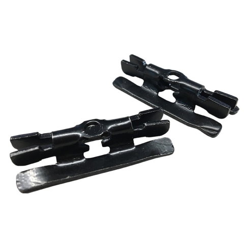 Elephant WPC Befestigungsclips Edelstahl - Schwarz, 100 St�ck inkl. Schrauben