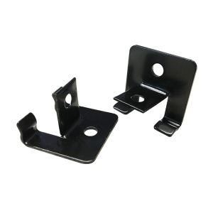 Elephant WPC Endclips Edelstahl - Schwarz Set 25 Stck. inkl. Schrauben