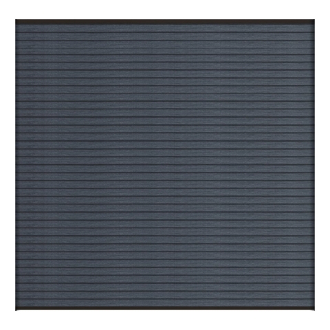 Elephant Steckzaun Set Triple Rhombus WPC Steingrau 180x178cm Leisten Schwarz