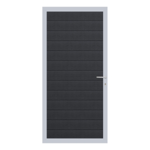 Elephant Mix and Match Zauntor Alu 90x189cm, Bausatz F&uuml;llung WPC Anthrazit co-extrudiert