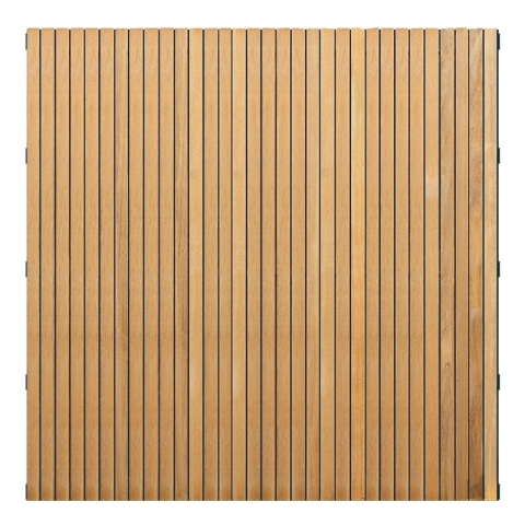 Elephant Hartholzzaun Stripes Black 180x180cm aus Almendrillo