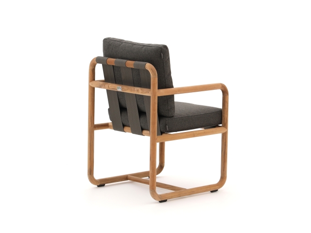 Apple Bee Dolce Armlehnstuhl Teakholz Grau
