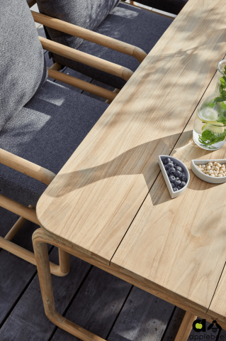 Apple Bee Dolce Gartentisch aus Teakholz 240x100cm