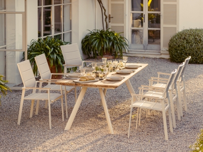 Niehoff Lissabon-Valletta Gartenm&ouml;bel-Set, 7-teilig