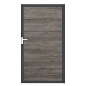 Groja BasicLine Steckzaun schmal Universal Tor 100x180cm Monument Oak DB703 Groja BasicLine Steckzaun schmal Universal Tor 100x180cm Monument Oak DB703