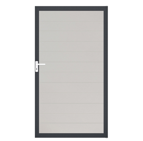 Groja BasicLine Steckzaun schmal Universal Tor 100x180cm wei� DB703