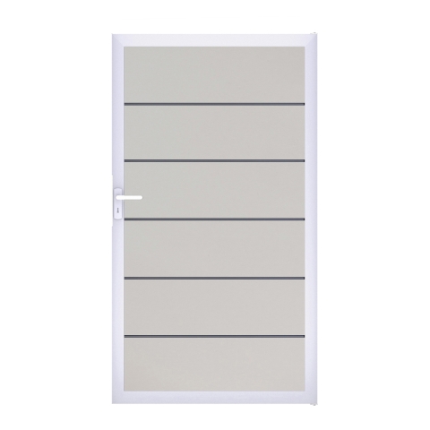 Groja BasicLine Steckzaun Premium Universal Tor 100x180cm Wei� EV1