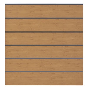 GroJa BasicLine Steckzaun-Set Premium Asteiche Natur DB703 180x180cm