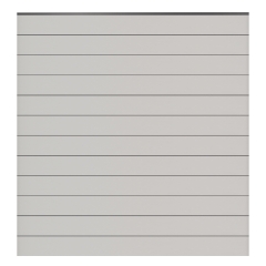 Weiß-Abschlussprofil Anthrazit