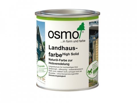 Osmo Landhausfarbe Taubenblau 2507, 0,75l