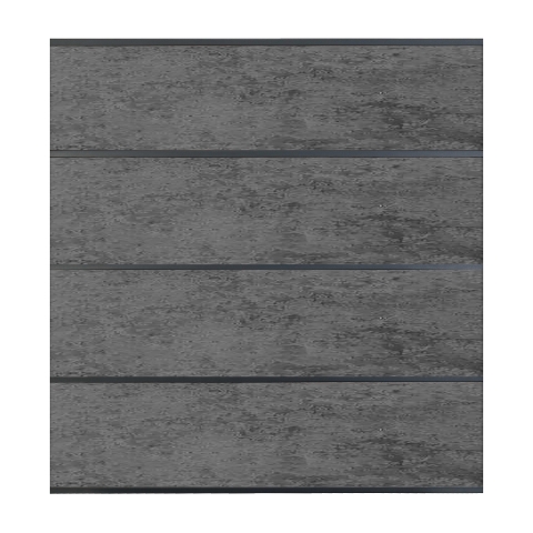 GroJa Premo HPL Steckzaun Anthrazitgrau 180x180cm