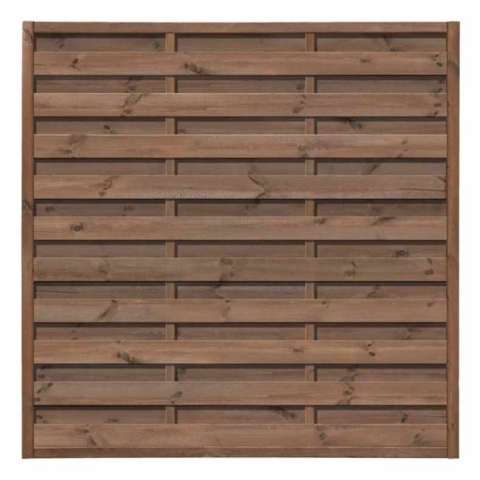 Dichtzaun ECO 180x180cm Kiefer kdi braun