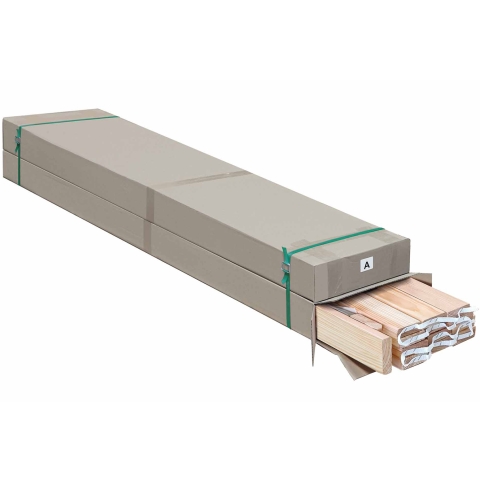 Selbstbauzaun Rhombus L�rche 180x180cm 51460