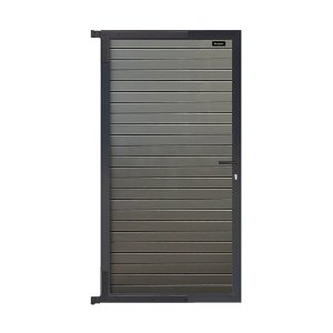 Elephant Dark Line Rhombus Tor Aluminium horizontal anthrazit 90x180cm inkl. Beschlag