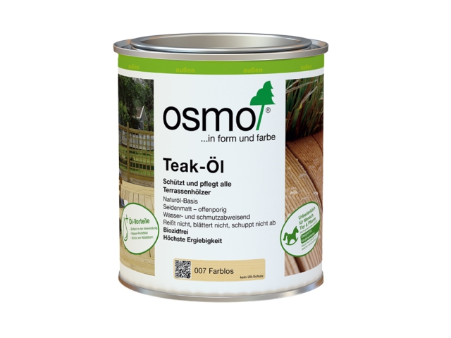 Osmo Teak-�l 007 farblos, 0,75l