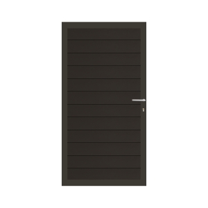 Elephant Mix and Match Zauntor anthrazit 98x175cm, Bausatz F&uuml;llung Aluminium Anthrazit