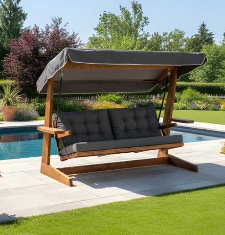 Pemode Hollywoodschaukel Viva 2400 Anthrazit