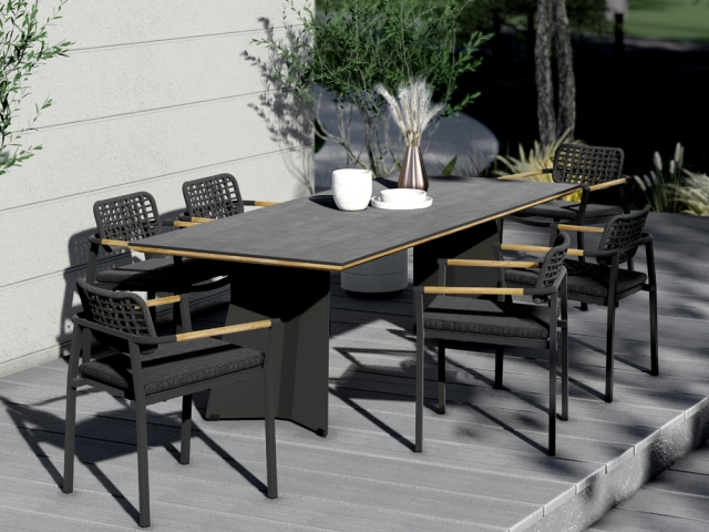 Zebra Yobex-Ajax Gartenm�bel-Set Tisch 230 x 100cm