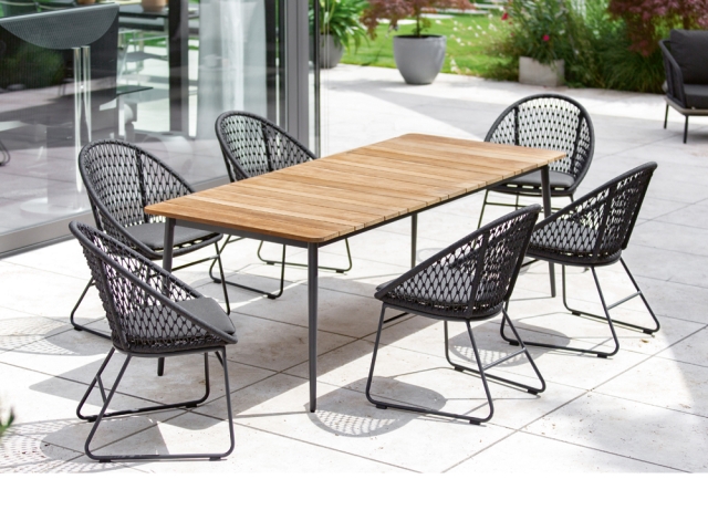 Niehoff Kuta-Luna Gartenm�bel-Set, 7-teilig