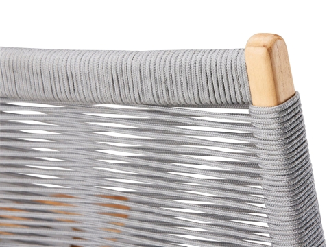 Best Agadir Loungesessel aus Teak, Bespannung aus Rope