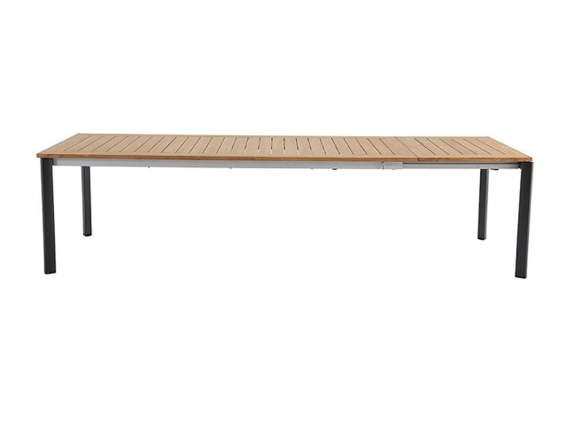 MWH Alutapo Ausziehtisch Teak, 228-295x103cm