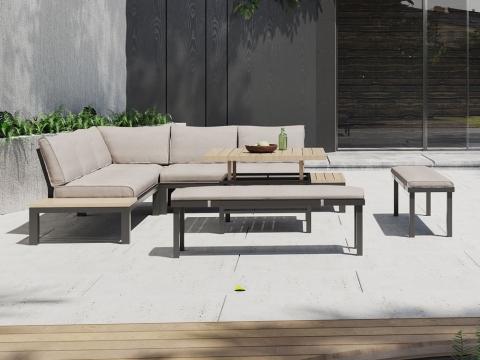 Creador Lanza Lounge-Set inkl. Polster