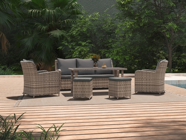 MWH Lodrino Gartenm�bel-Set inkl. Polster