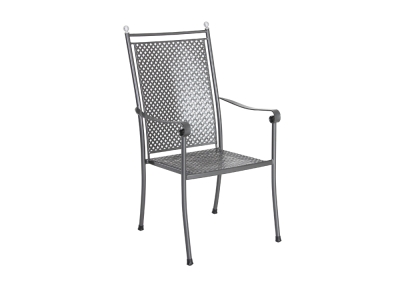 Royal Garden Excelsior Stapelsessel Hochlehner Eisengrau