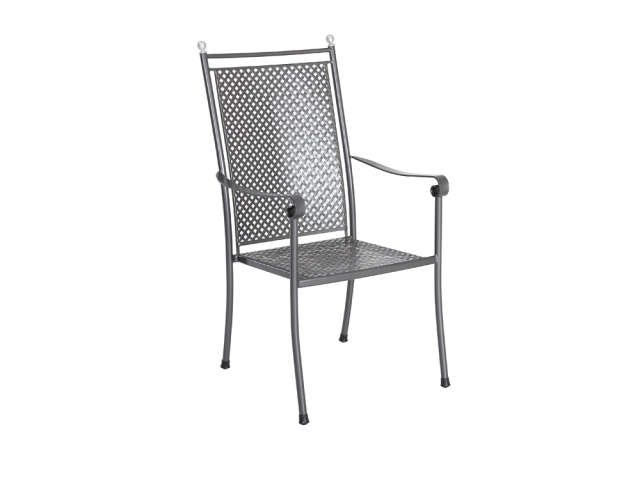 Royal Garden Excelsior Stapelsessel Hochlehner Eisengrau