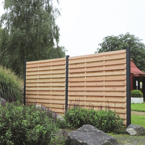 Sichtschutzzaun Toledo L�rche-Douglasie 180x180cm