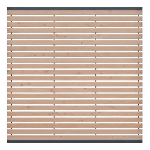 Sichtschutzzaun Nizza L�rche-Douglasie 180x180 Bausatz (4-teilig)