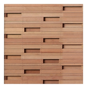 Sichtschutzzaun Madura Keruing 180x180cm Sichtschutzzaun Madura Keruing 180x180cm