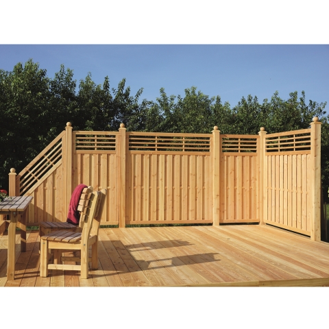 Sichtschutzzaun Locarno L�rche-Douglasie 180x180cm