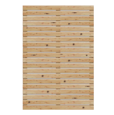 Sichtschutzzaun Rhombus L�rche-Douglasie, 20 Leisten 90x180cm