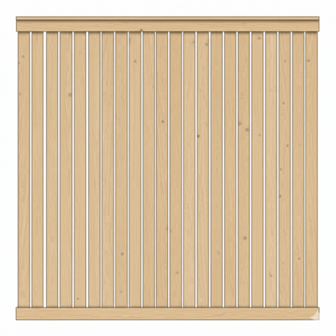 Sichtschutzzaun Faaborg II L�rche-Douglasie 180x180cm