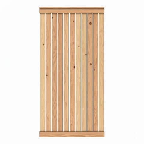 Sichtschutzzaun Faaborg II L�rche-Douglasie 90x180cm