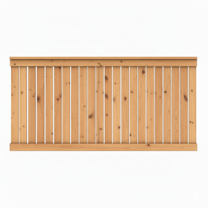 Vorgartenzaun Faaborg II L&auml;rche-Douglasie 180x90cm