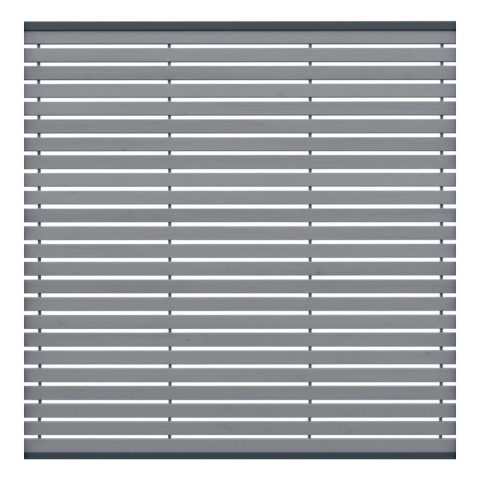 Sichtschutzzaun Nizza Fichte Granit 180x180 Bausatz (4-teilig)